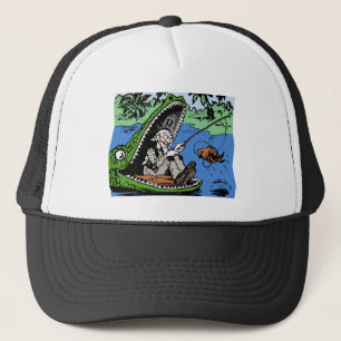 Fisherman in a Gator Trucker Hat