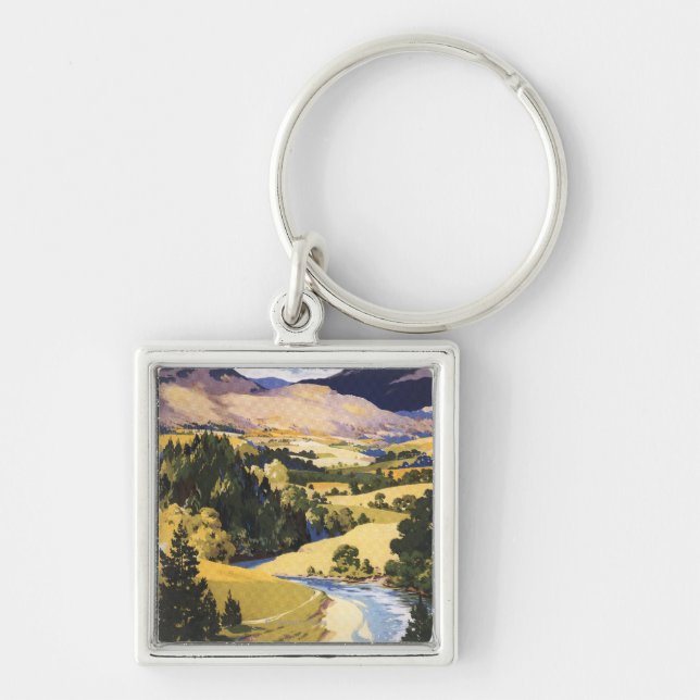 Fisherman in the Eden Valley Keychain (Front)
