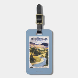Fisherman in the Eden Valley Luggage Tag