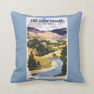 Fisherman in the Eden Valley Throw Pillow