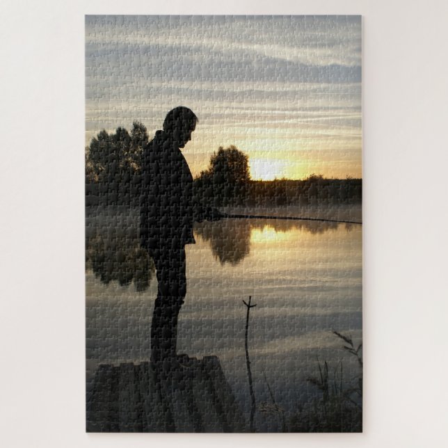 fisherman jigsaw puzzle (Vertical)