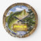 Fisherman Man Cave Bass Lure Personalizable Clock