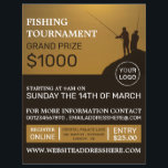 Fisherman Portrait, Fishing Tournament Event Flyer<br><div class="desc">Fisherman Portrait,  Fishing Tournament Event Advertising Flyers By The Business Card Store.</div>