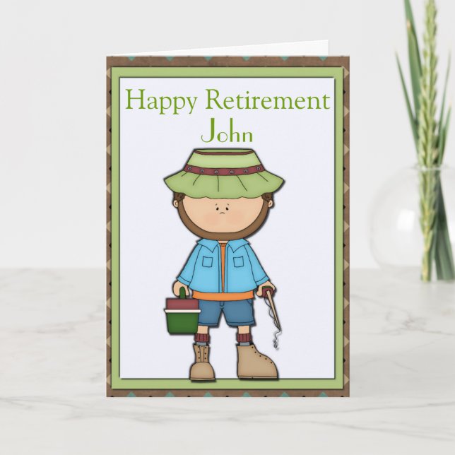Fisherman Retirement Card (Front)