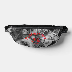 Fisherman’s Deck Customize Black and White Fanny Pack