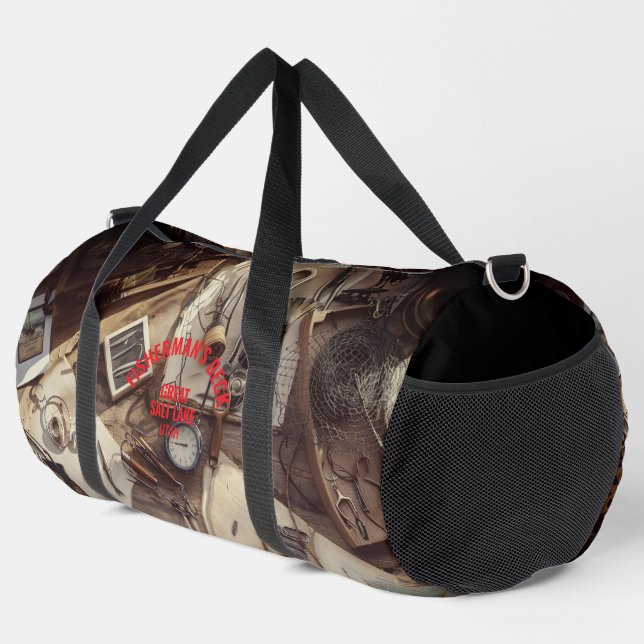 Fisherman’s Deck  Duffle Bag (Right Corner)