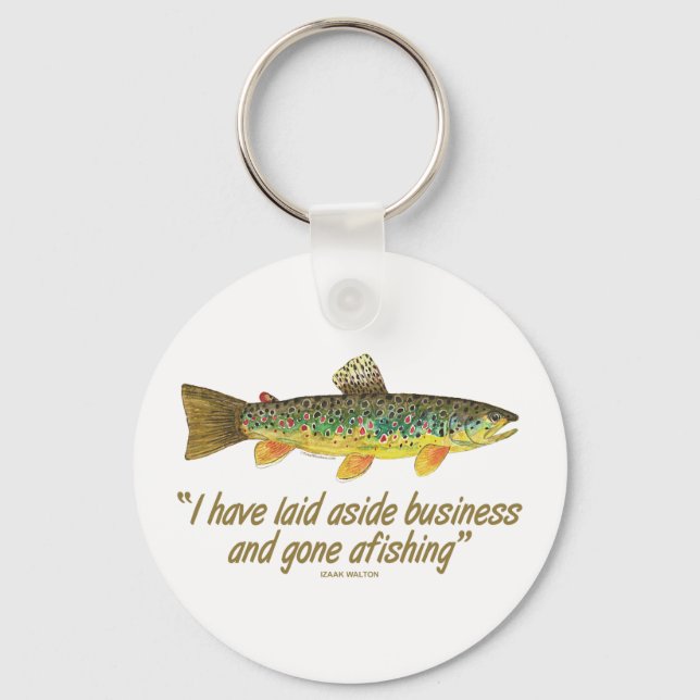 Fisherman Saying Keychain (Front)