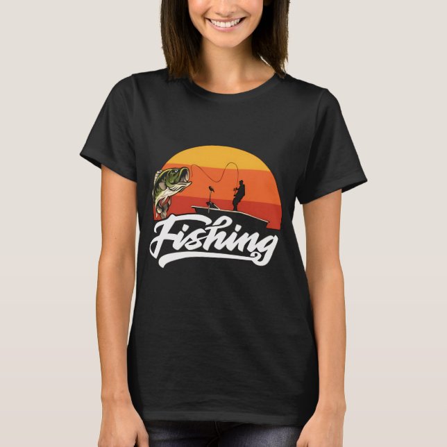 Fisherman  Superhero Design T-Shirt (Front)