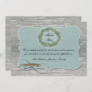 Fisherman Sympathy Thank You Wreath Lure