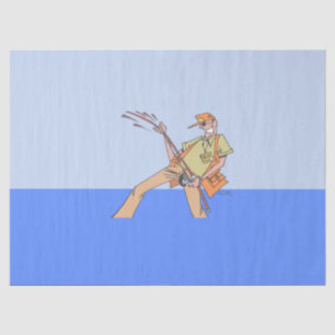 Fisherman tissue paper