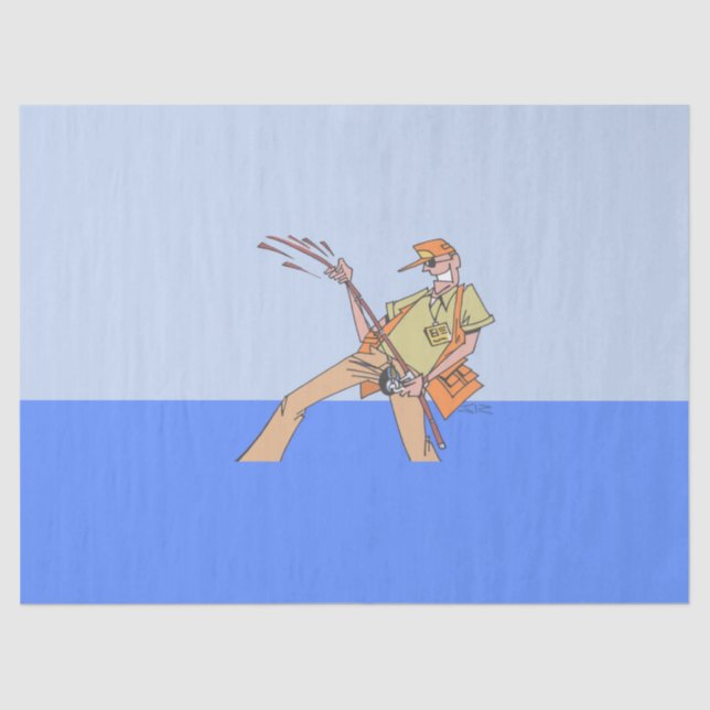 Fisherman tissue paper (Front)