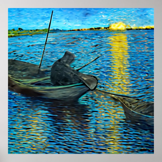 Fisherman - van gogh poster & tirages (Devant)