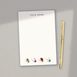 Fisherman Vintage Fly Fishing Flies Post-it Notes