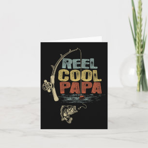 Fisherman Vintage Reel Cool Papa Card