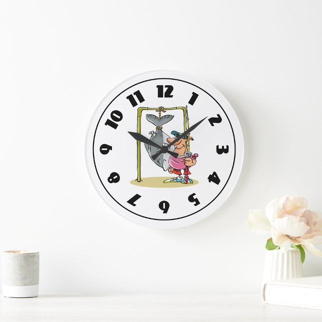 Fisherman With His Catch Clock (Creator Uploaded)