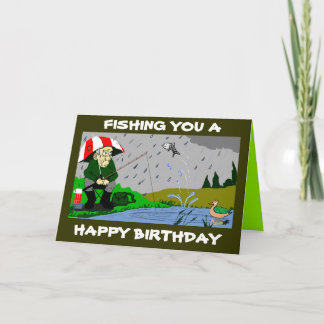 FISHERMANS BIRTHDAY CARD