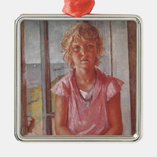 Fisherman's Daughter Metal Ornament