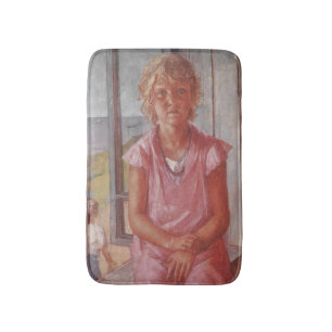 Fisherman's Daughter (Russian Art) Bath Mat
