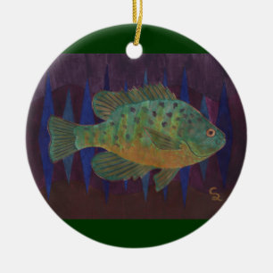 Fisherman's Delight Ceramic Ornament