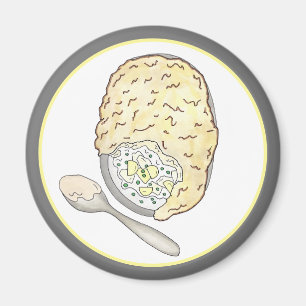 Fisherman's Fish Pie UK British Pub Food Cuisine Magnet