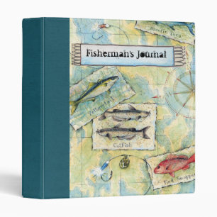 Fisherman's Journal Scrapbook Binder