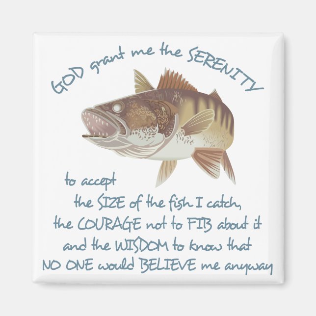 Fisherman's Prayer Magnet (Front)