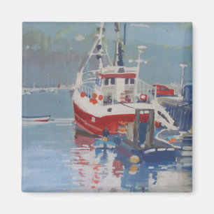 Fisherman's Quay Salcombe Magnet