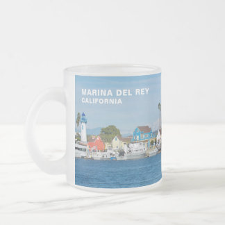 Fisherman's Village - Marina Del Rey, CA Frosted Glass Coffee Mug