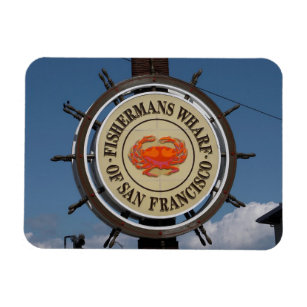 Fisherman's Wharf Sign Magnet