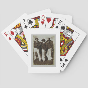Fishermen Ashore, c.1843-47 (salt paper print from Playing Cards