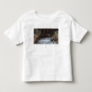 Fishermen Fishing at Commonwealth Creek Toddler T-shirt