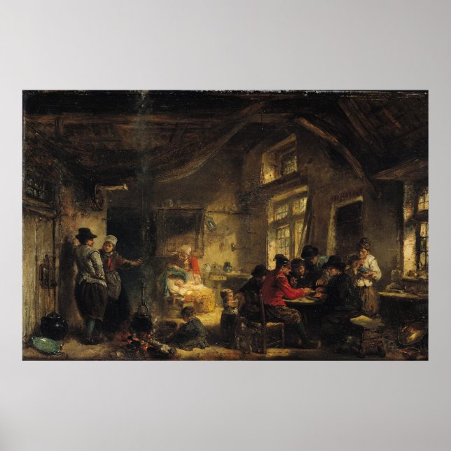 Fishermen from the Island of Marken Poster (Front)