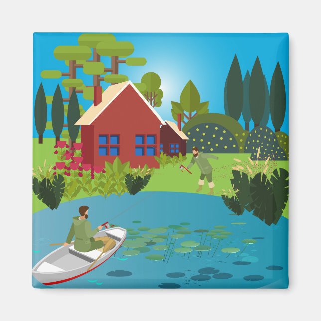 Fishermen Magnet (Front)