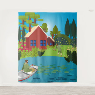 Fishermen Tapestry