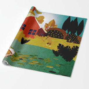 fishermen wrapping paper