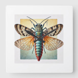 Fisherostylus dorsal view 310824IREF235 - Watercol Square Wall Clock