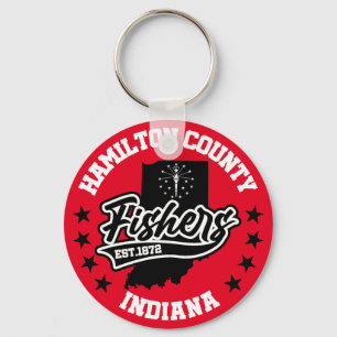 Fishers,Indiana Keychain