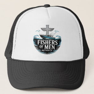 Fishers Of Men Christian Boating Trucker Hat