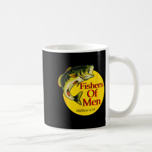 Fishers Of Men Christian Matthew 4-19 Bible Fishin Coffee Mug