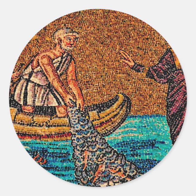 Fishers of Men Classic Round Sticker (Front)
