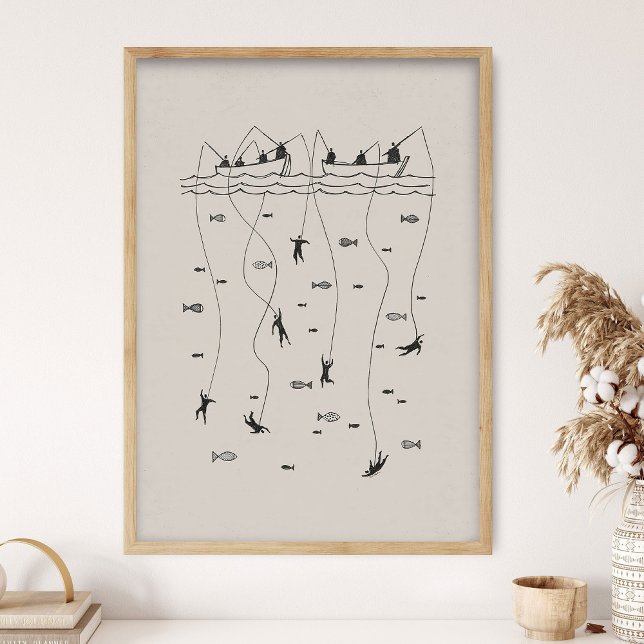 Fishers of Men, DIGITAL PRINT!, Matthew 4:19, Jesu Poster (Creator Uploaded)