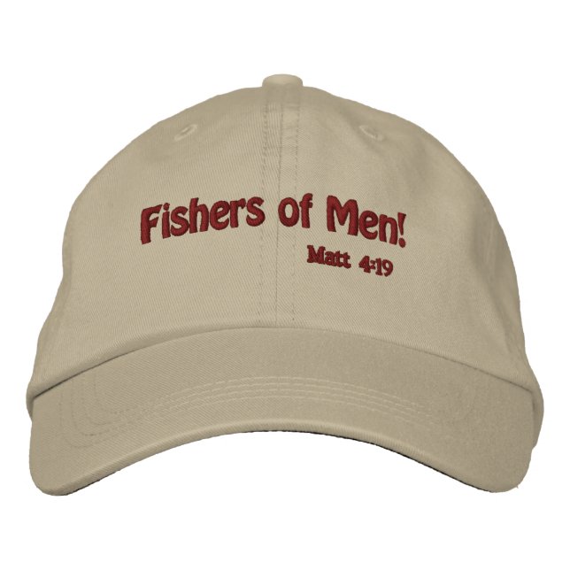 Fishers of Men Embroidered Hat (Front)