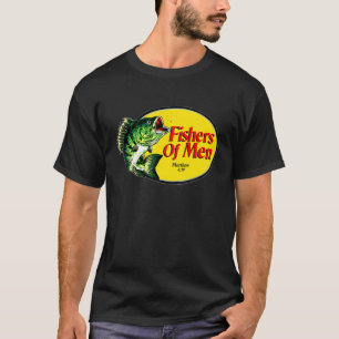 Fishers of Men Matthew 419 Christian Fishing Bible T-Shirt
