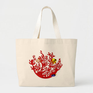 Fishes and Coral Doodle Art Bag
