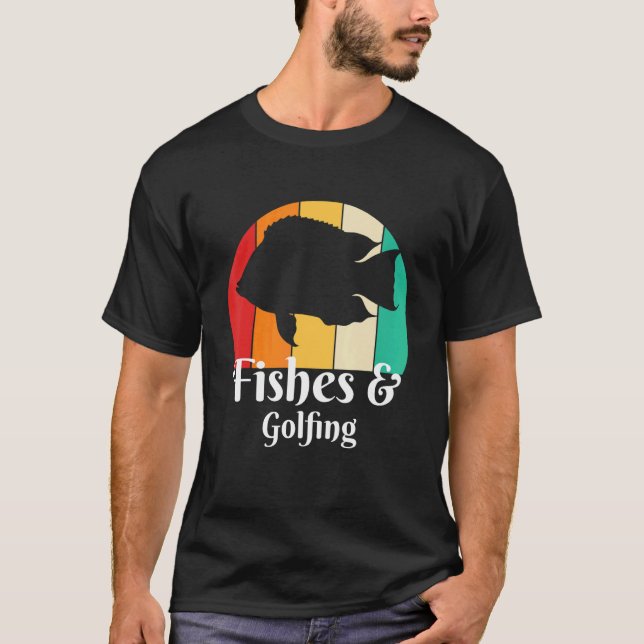 Fishes And Golfing T-Shirt (Front)