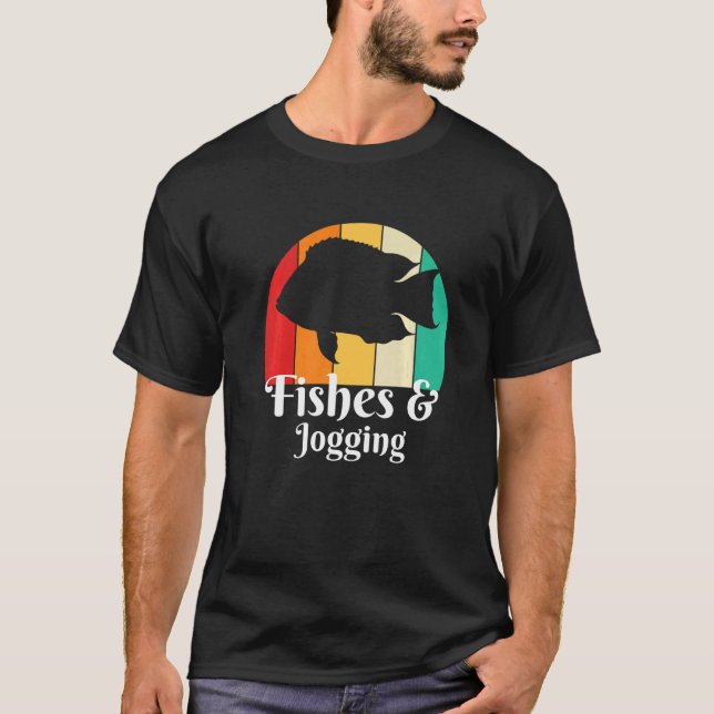 Fishes And Jogging T-Shirt (Front)