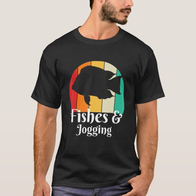Fishes And Jogging T-Shirt (Front)