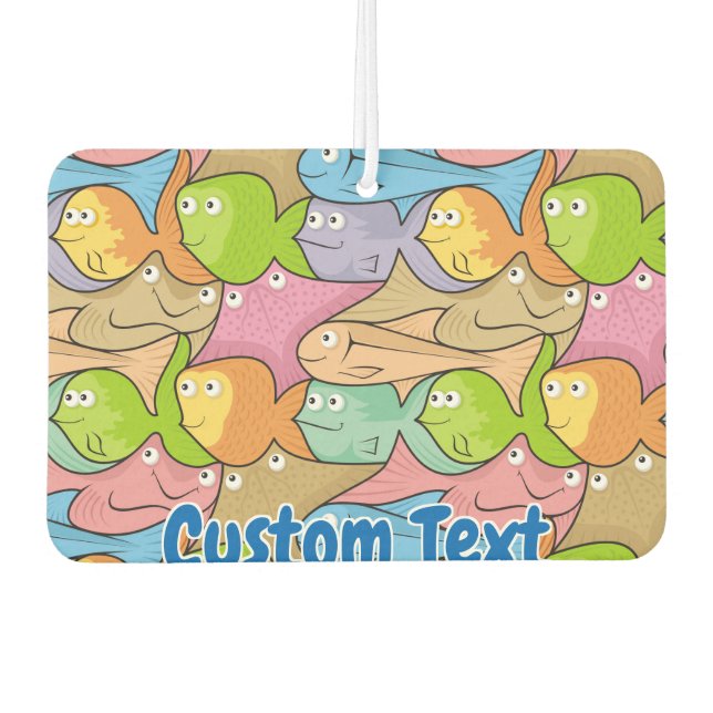 Fishes cartoon air freshener (Front)