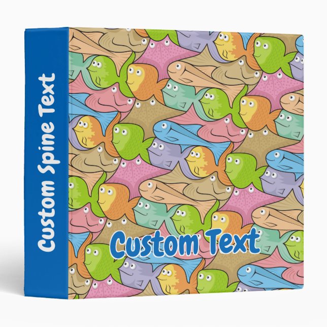 Fishes cartoon binder (Front/Spine)
