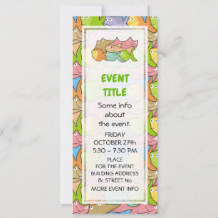 Fishes Cartoon Invitation